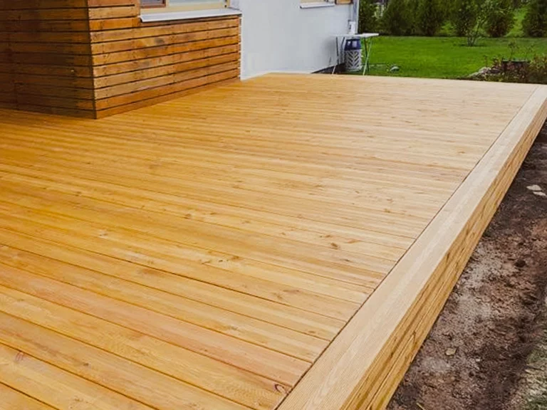 taras drewniany modrzew olejowany jasny Warszawa